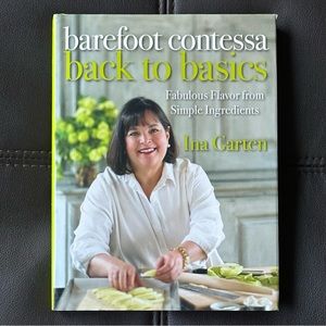 SIGNED 💚 barefoot contessa back to basics Hardcover Cookbook Recipe Book